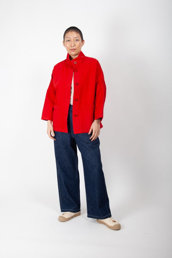 Gravel & Gold Marram Jacket - Ruby