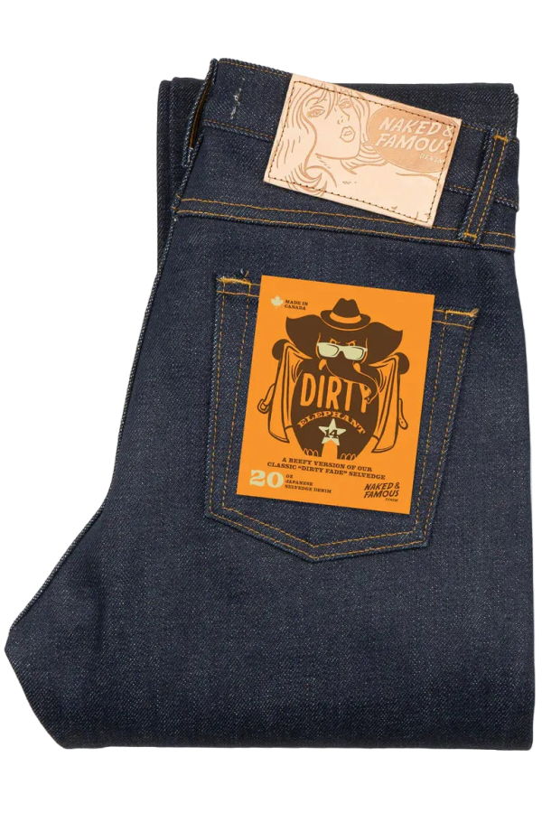Naked & Famous True Guy Elephant 14 Jeans - Indigo