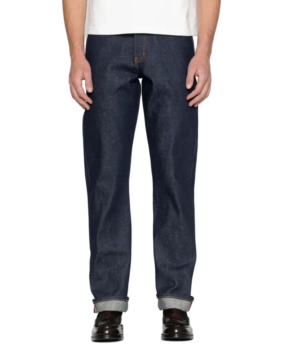 Naked & Famous True Guy Elephant 14 Jeans - Indigo - Image 2 of 7