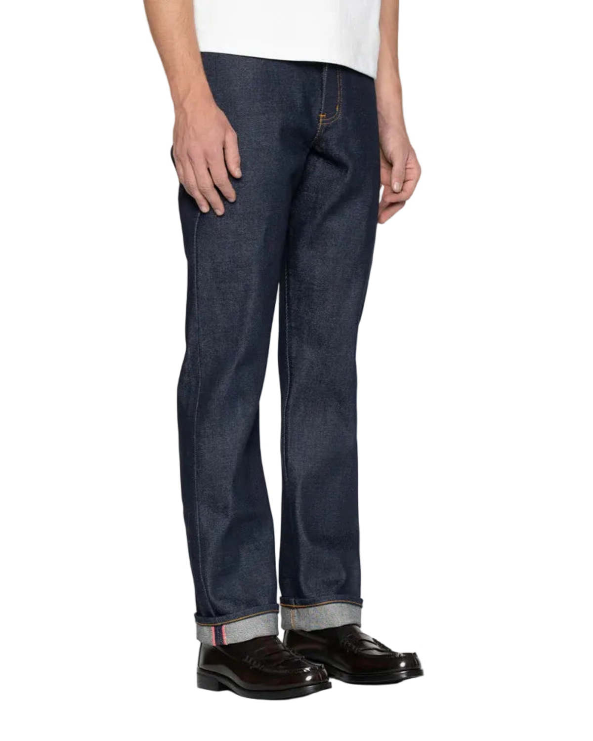 Naked & Famous True Guy Elephant 14 Jeans - Indigo - Image 3 of 7