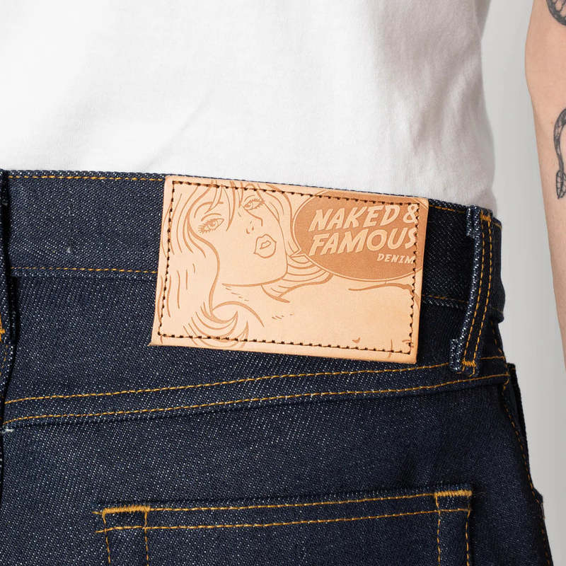 Naked & Famous True Guy Elephant 14 Jeans - Indigo