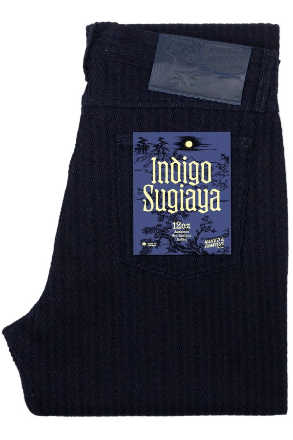 Naked & Famous True Guy Indigo Sugiaya Jeans - Indigo