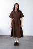 Noble Long Utility Dress - Chocolate - Thumbnail 2