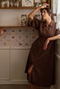 Noble Long Utility Dress - Chocolate - Thumbnail 8