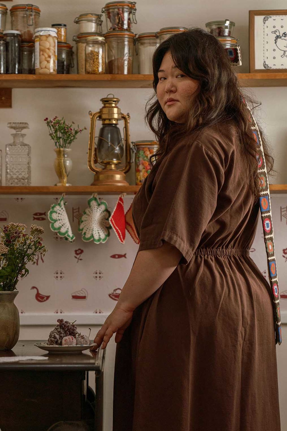 Noble Long Utility Dress - Chocolate - Image 10 of 10