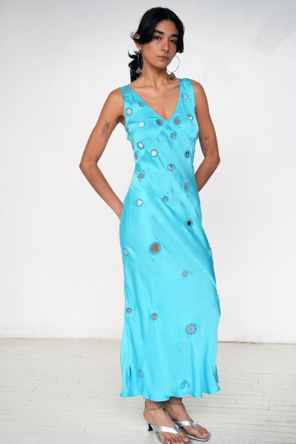 Abacaxi Shisha Slip Dress