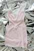 Dead Stock Vintage Pointelle Thermal Slip - Pale Pink - Thumbnail 1