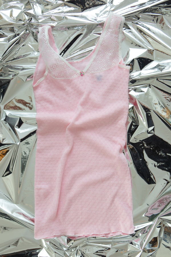 Dead Stock Vintage Pointelle Thermal Top