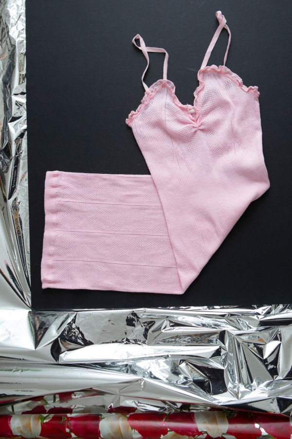 Dead Stock Vintage Pointelle Thermal Slip