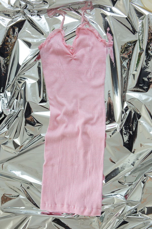 Dead Stock Vintage Pointelle Thermal Slip