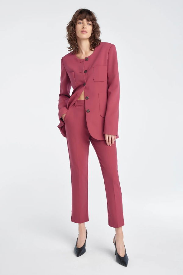 Favorite Daughter The Favorite Cigarette Pant - Earth Red