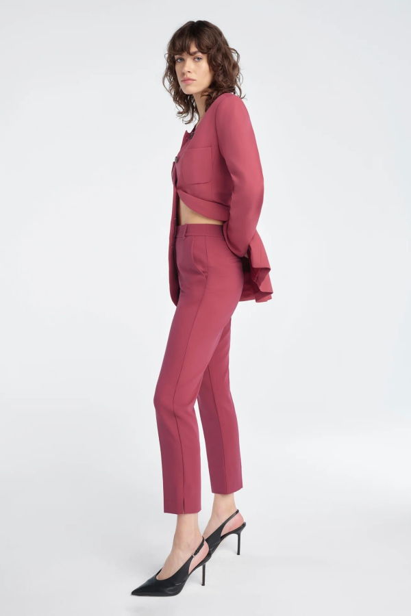 Favorite Daughter The Favorite Cigarette Pant - Earth Red