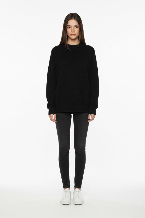 White + Warren Cashmere Blend Cozy Crewneck Sweater