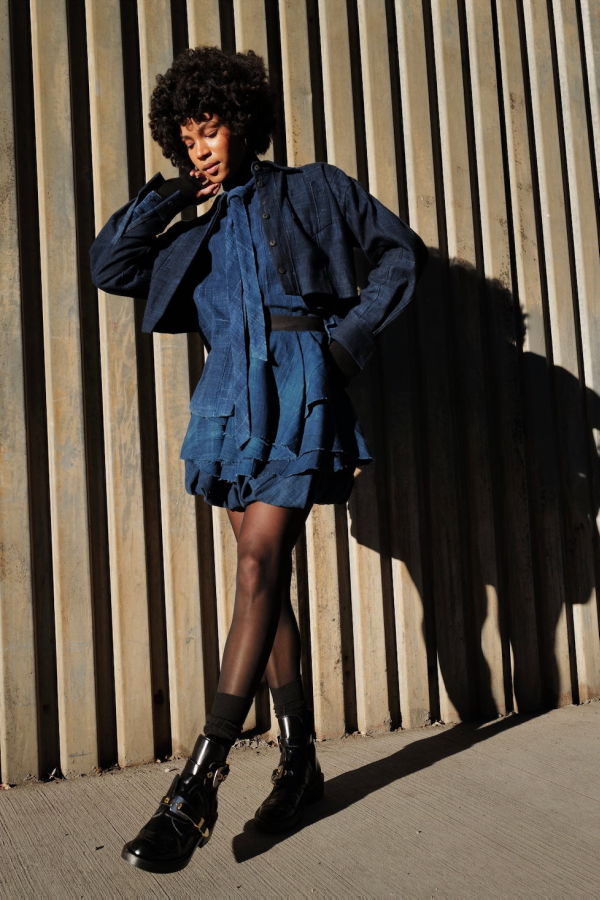 Yesaet Kokeb Skirt - Indigo