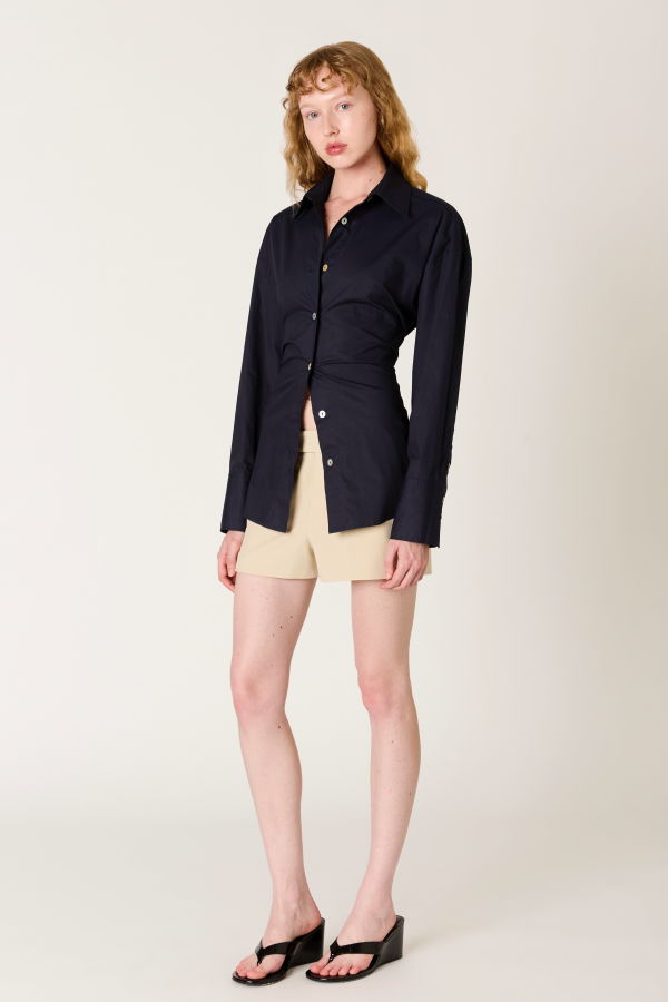 NIA Jules Lace-Up Back Top