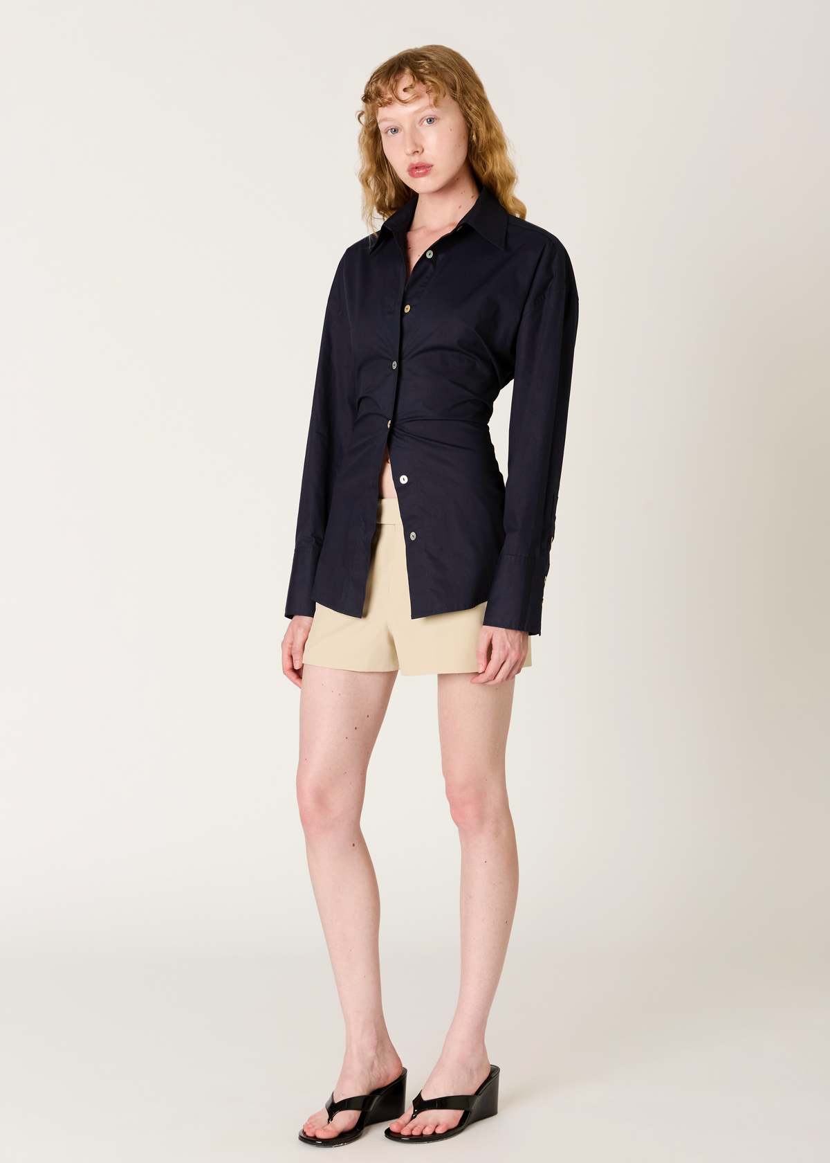 NIA Jules Lace-Up Back Top - Image 1 of 3