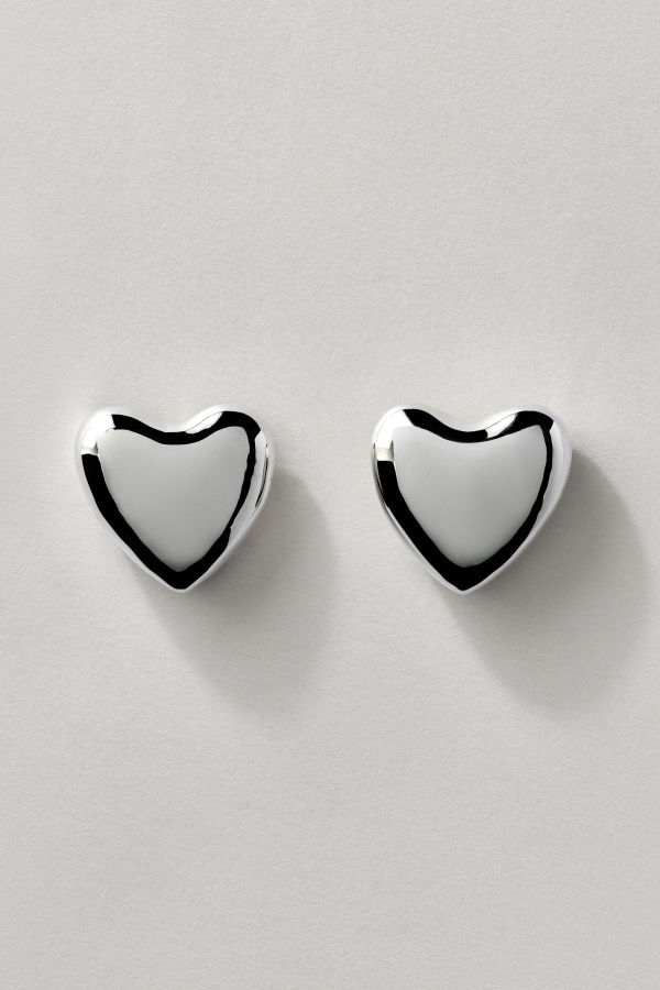 Annika Inez Large Voluptuous Heart Earrings
