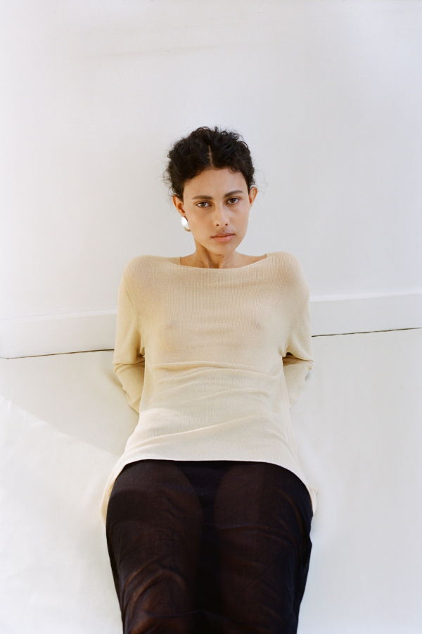 Annika Inez Spoon Earrings - Silver