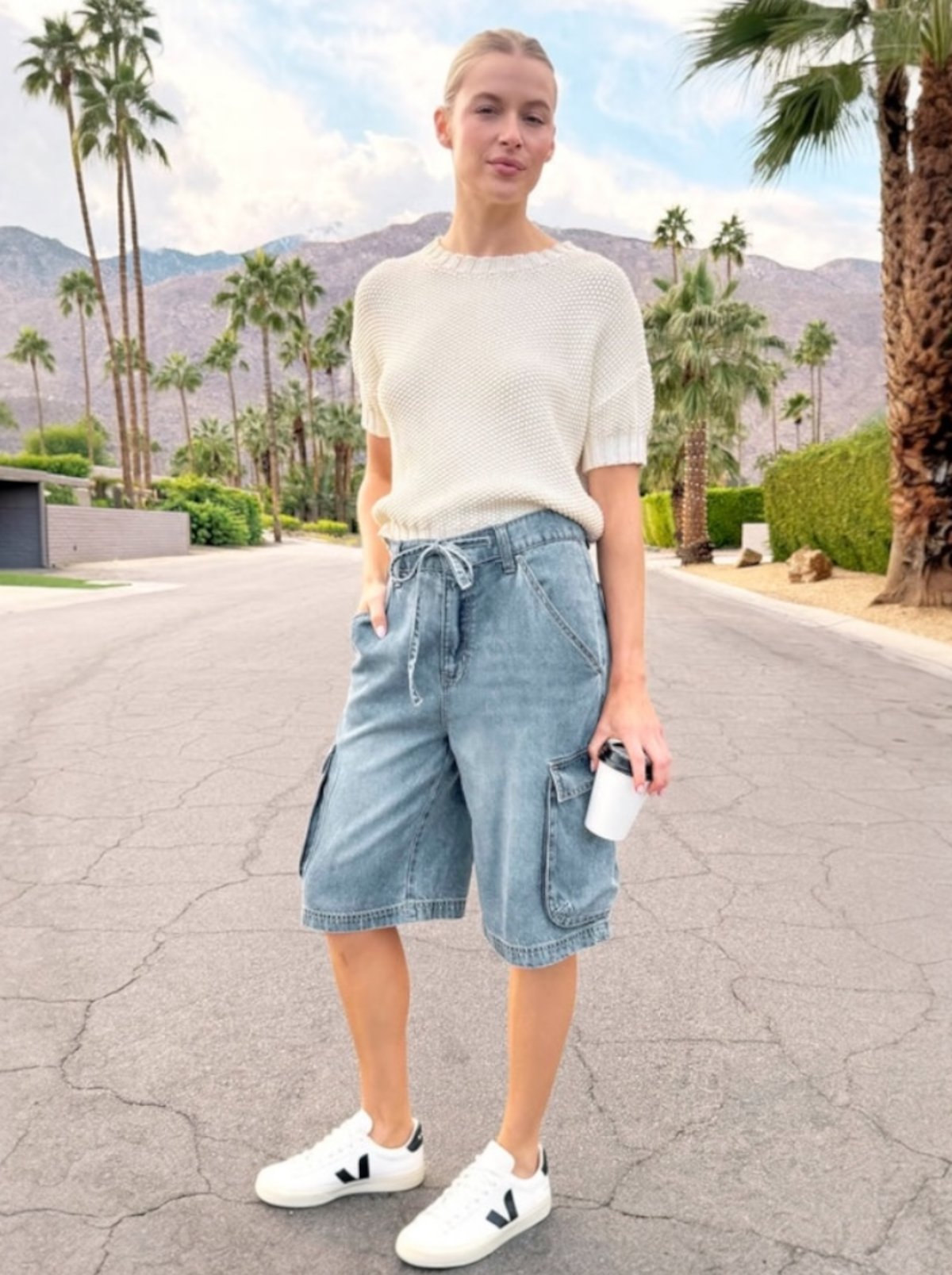 Splendid Annmarie Sweater - Shell - Image 1 of 4