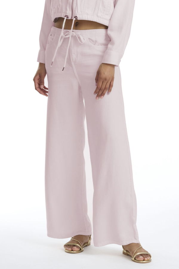 Splendid Lounge Denim Crop Pant - Rose Petal