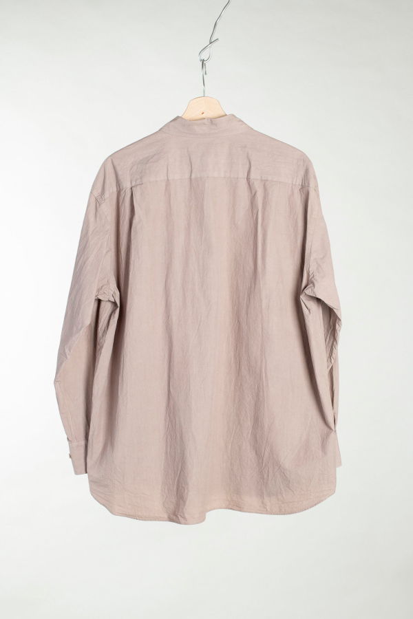 Yoko Sakamsoto Regular Collar Natural Dye Shirt - Adzuki