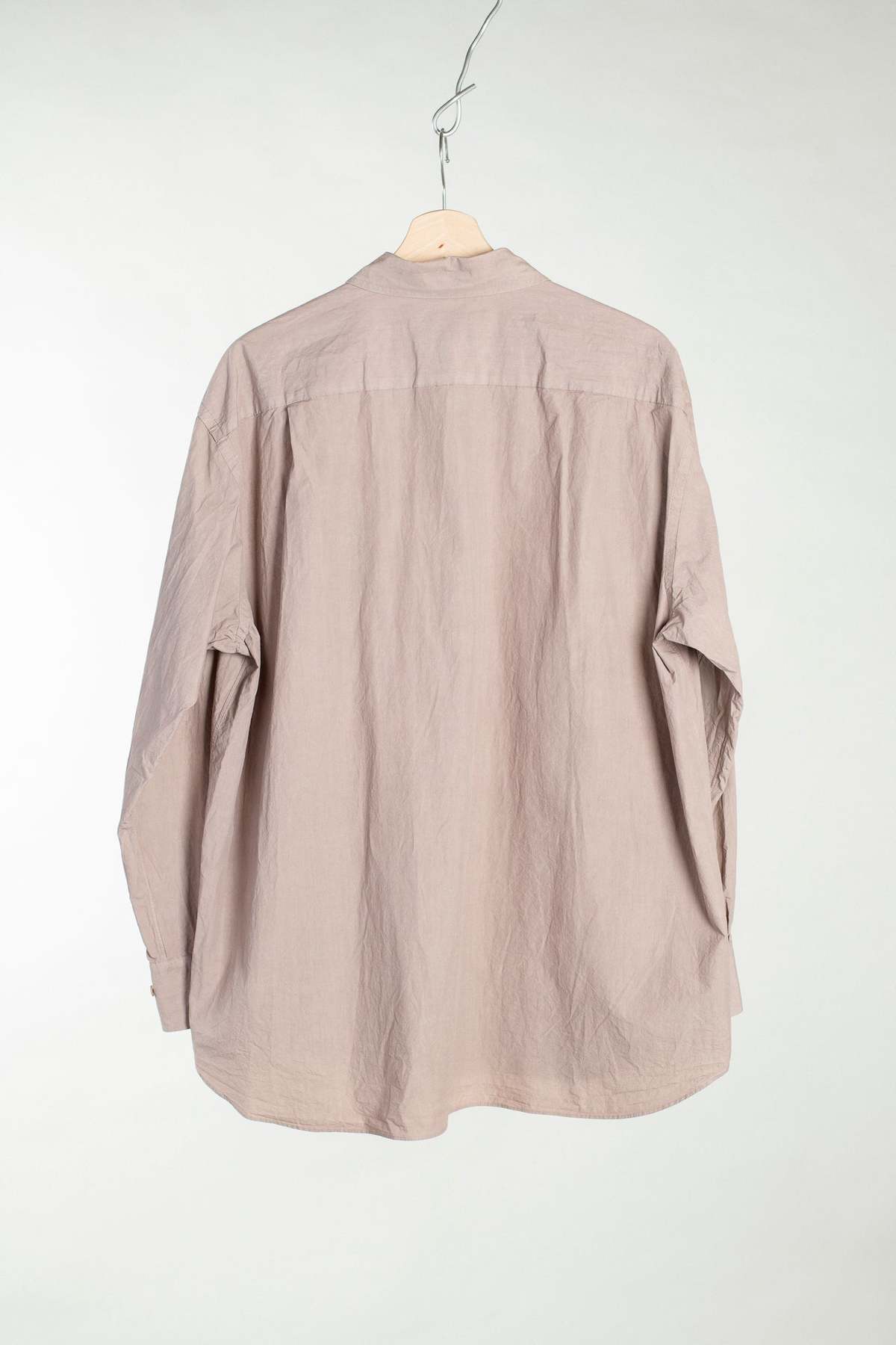Yoko Sakamoto Regular Collar Natural Dye Shirt - Adzuki - Image 2 of 5