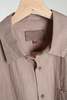Yoko Sakamoto Regular Collar Natural Dye Shirt - Adzuki - Thumbnail 5