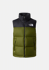 THE NORTH FACE 1996 Retro Nuptse Vest - Woodland Green/NF Black - Thumbnail 1
