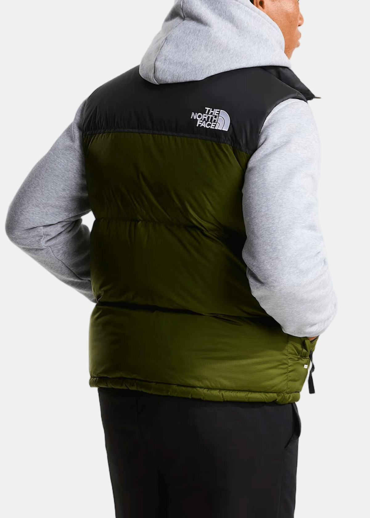 THE NORTH FACE 1996 Retro Nuptse Vest - Woodland Green/NF Black - Image 4 of 6