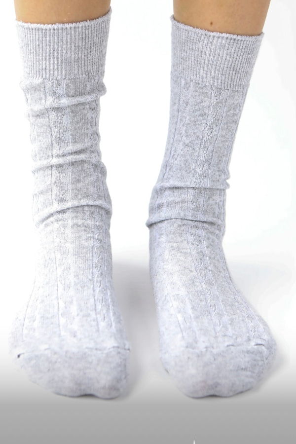 OKAYOK Cable Sock Socks