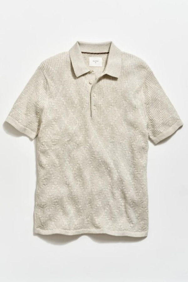 Billy Reid Diamond Sweater Polo