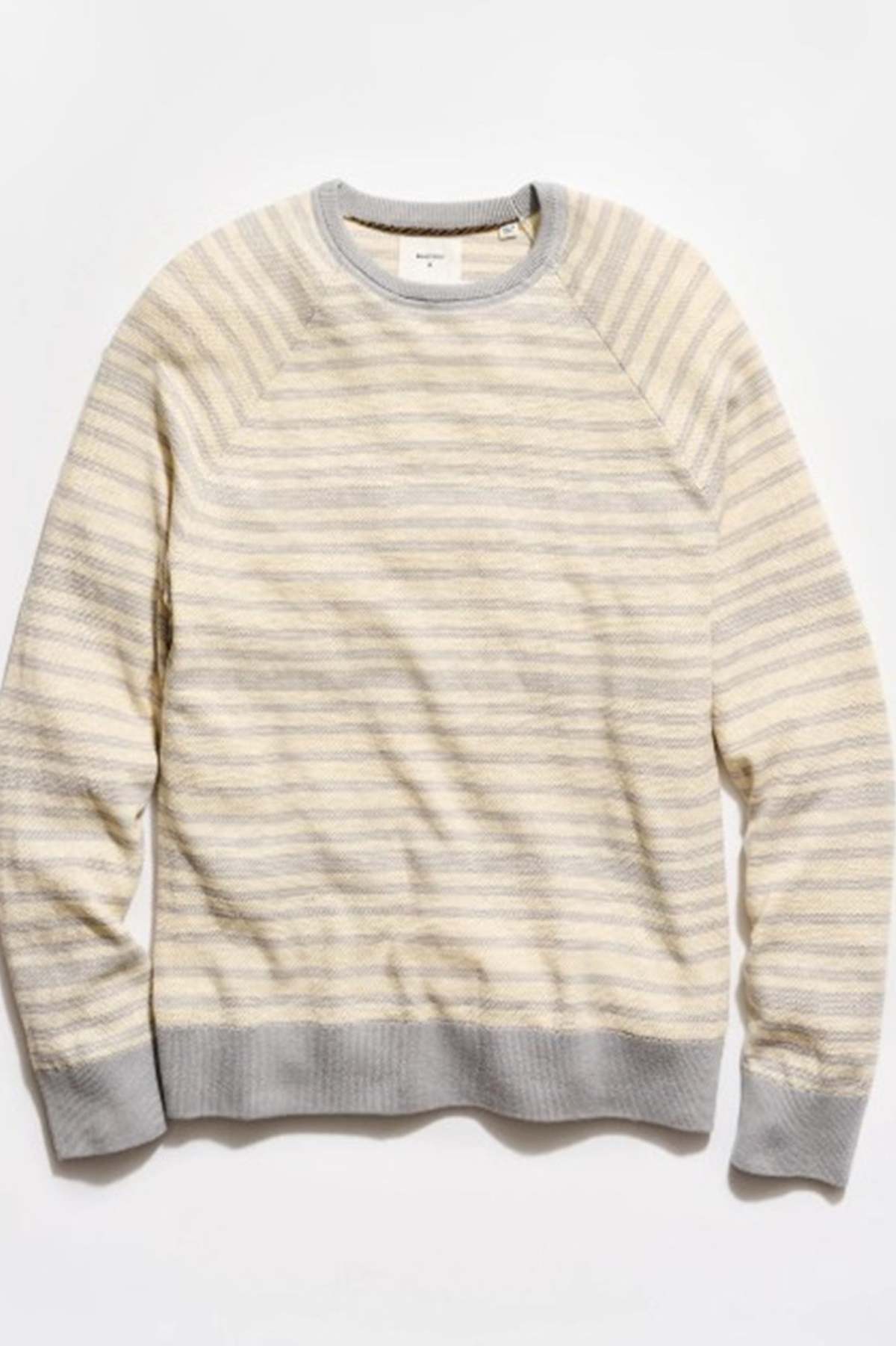 Billy Reid Raglan Stripe Crew Sweater - Image 1 of 1