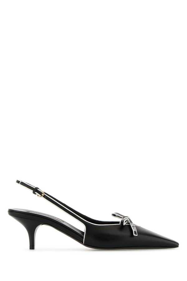MIU MIU Nappa Leather Pumps - Black