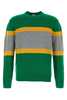 LOEWE Multicolor Wool Sweater - Greengrey - Thumbnail 1