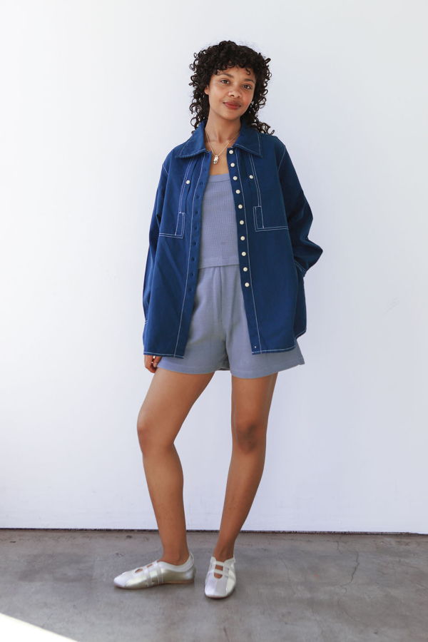 Noble Collared Shirt - Navy