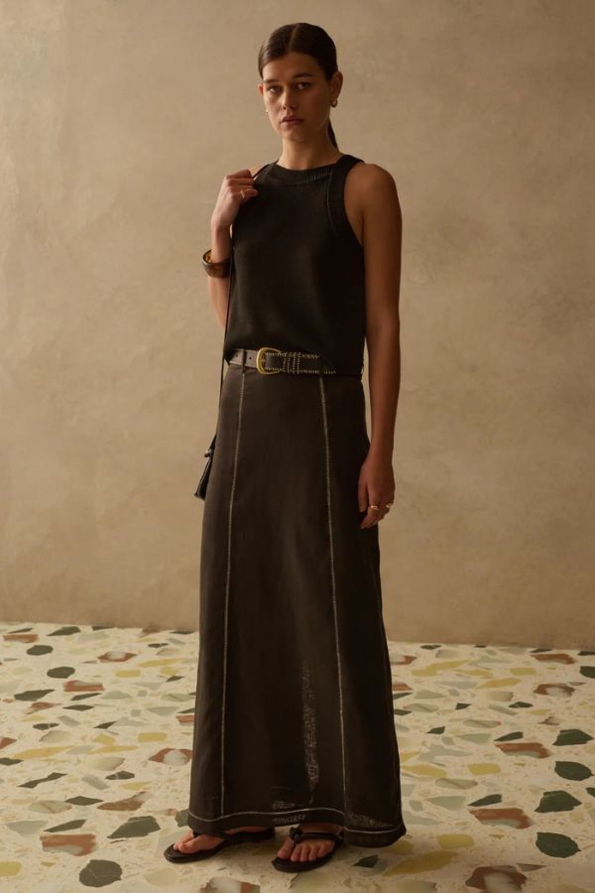 Sancia The Indy Skirt - Nero - Image 1 of 4