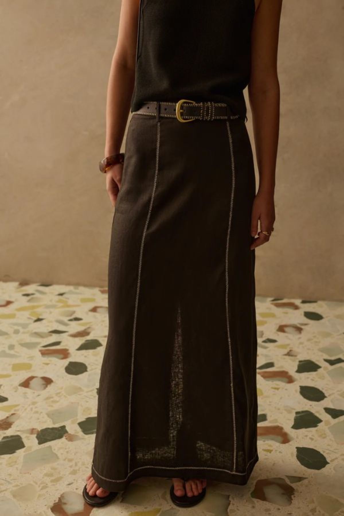 Sancia The Indy Skirt - Nero - Image 2 of 4