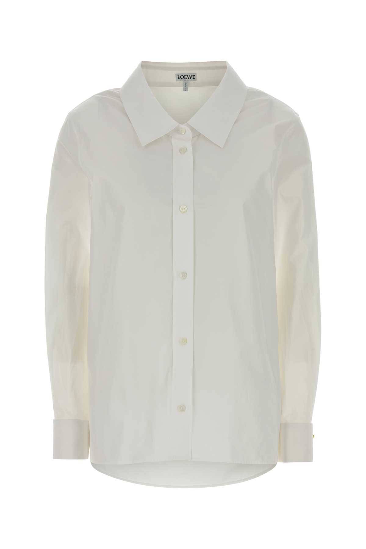 LOEWE Poplin Shirt - White - Image 1 of 2