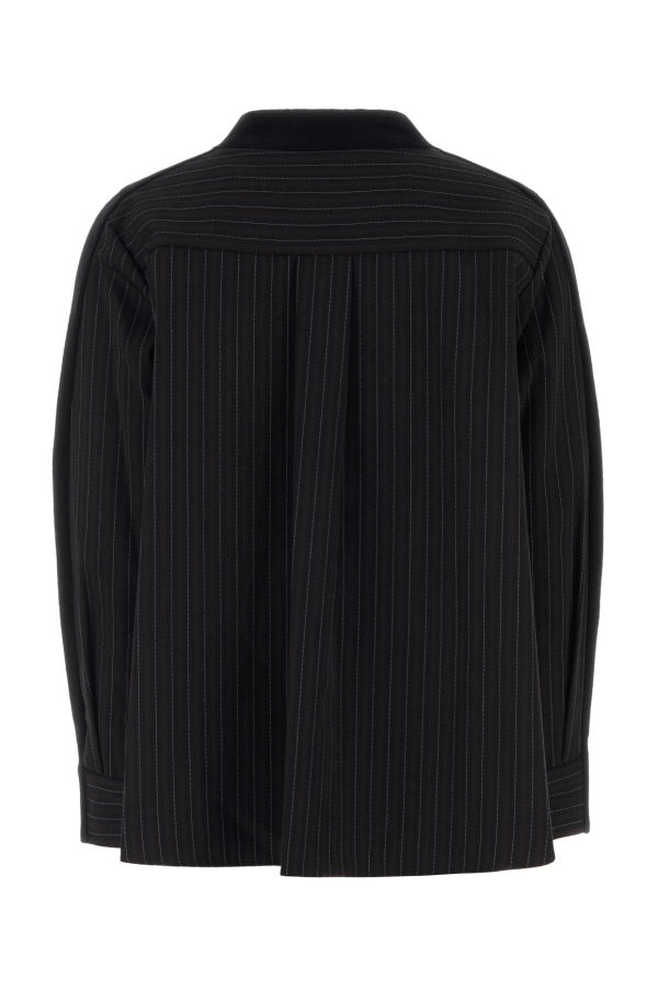 sacai Wool Cardigan - Black