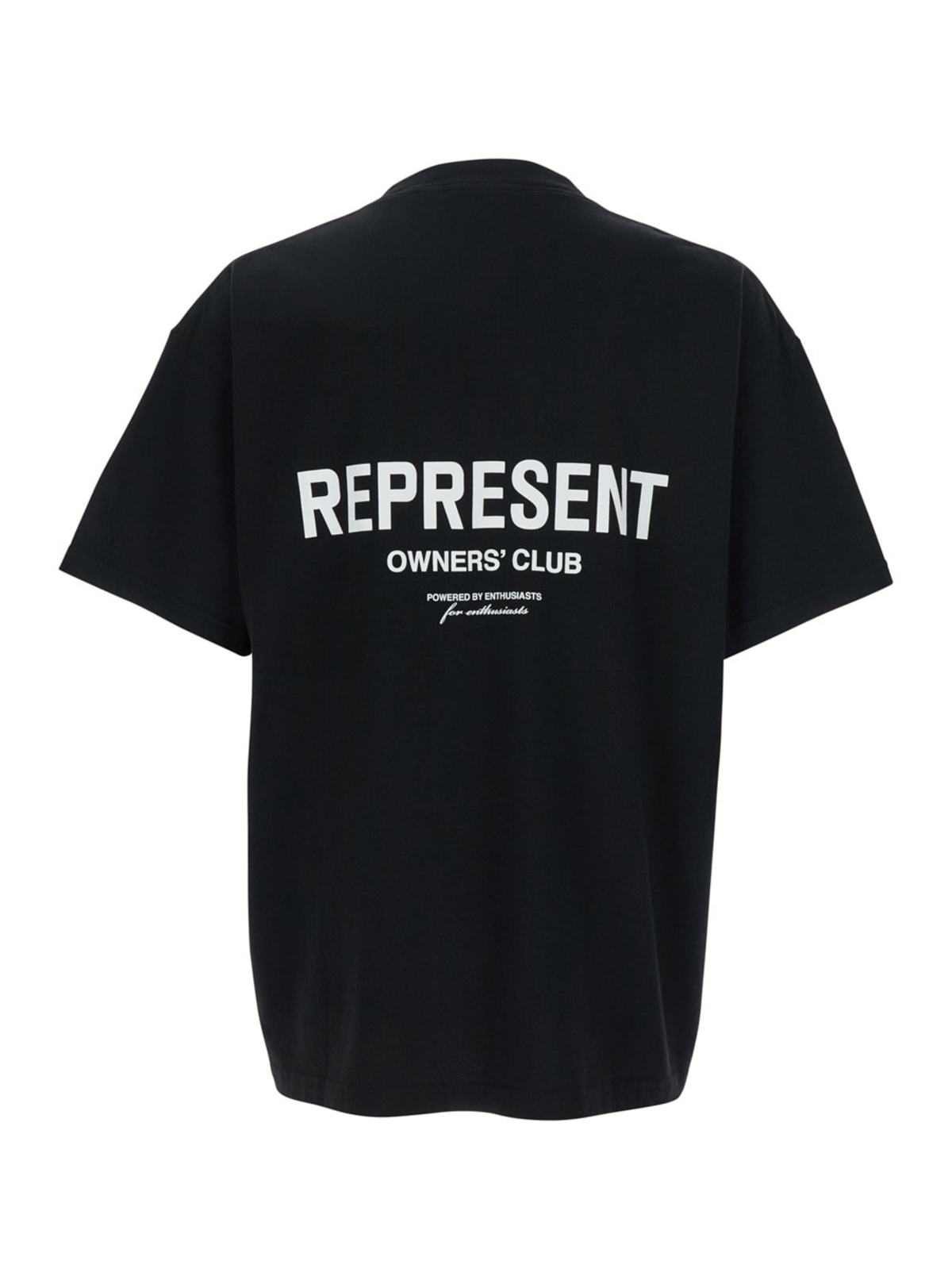 Represent Logog Represent Logo T-Shirt with Maxi Back Logo - Black | Garmentory
