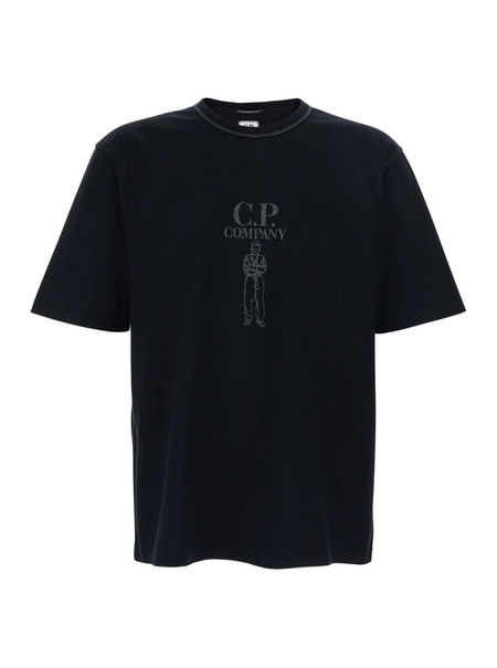 CP Company Reverse Haze Print T-Shirt - Black | Garmentory