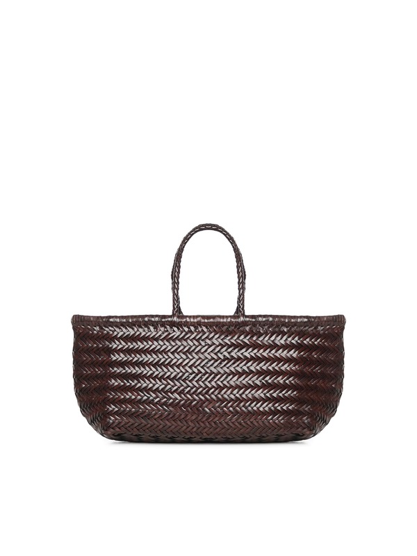 Dragon Diffusion Small Bamboo Triple Jump Tote - Dark Brown | Garmentory