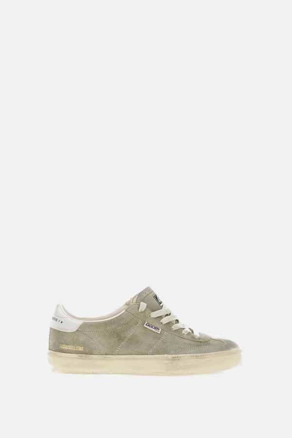 Golden Goose Soul-Star Suede Sneakers - Beige