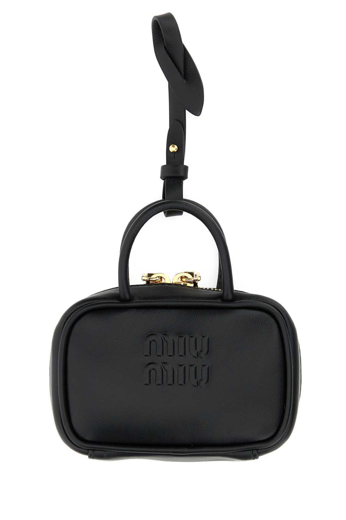 MIU MIU Beau Keyring Necessaire - Black - Image 1 of 3