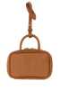 MIU MIU Camel Leather Beau Keyring Necessaire - Cognac - Thumbnail 1