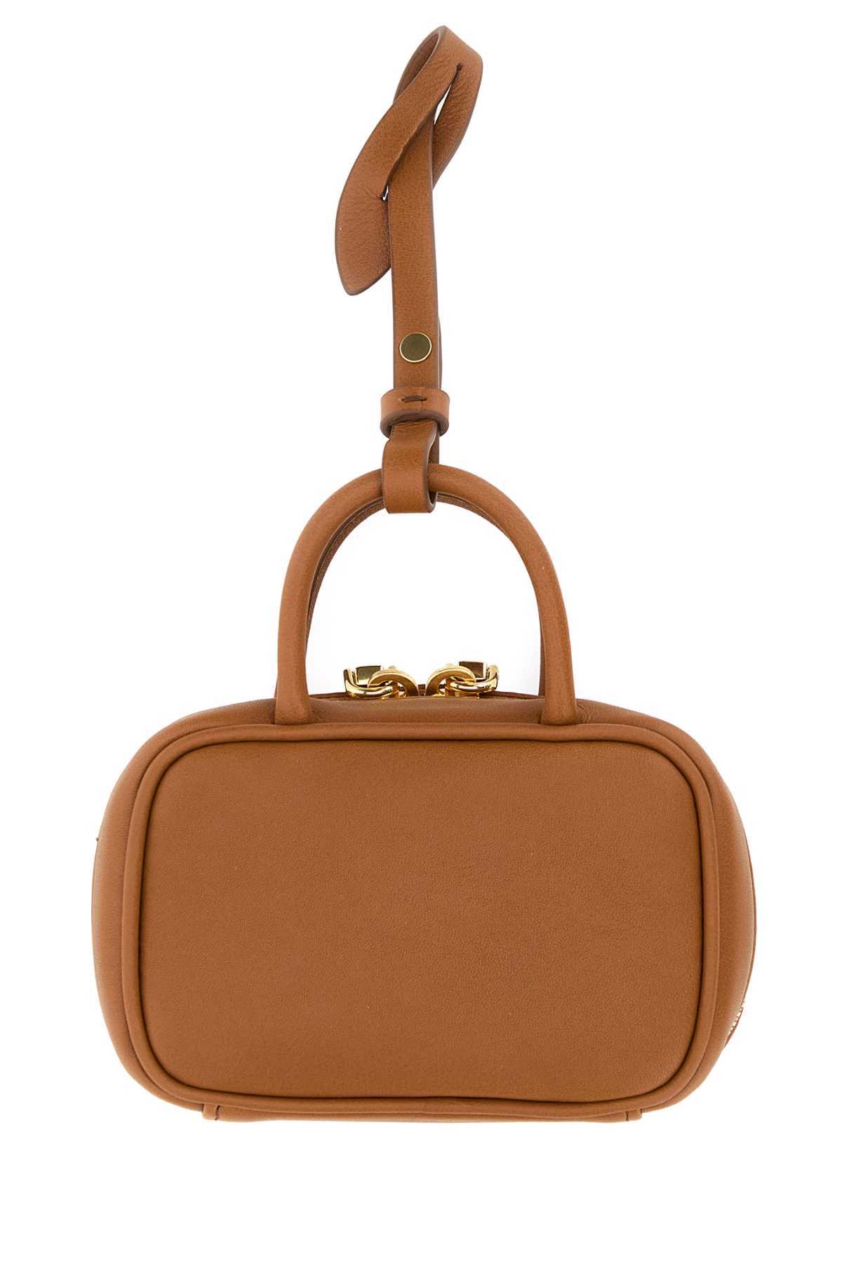 MIU MIU Camel Leather Beau Keyring Necessaire - Cognac - Image 2 of 2