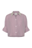TWP Next Ex Wine Crystal Shirt - White / Wine - Thumbnail 1