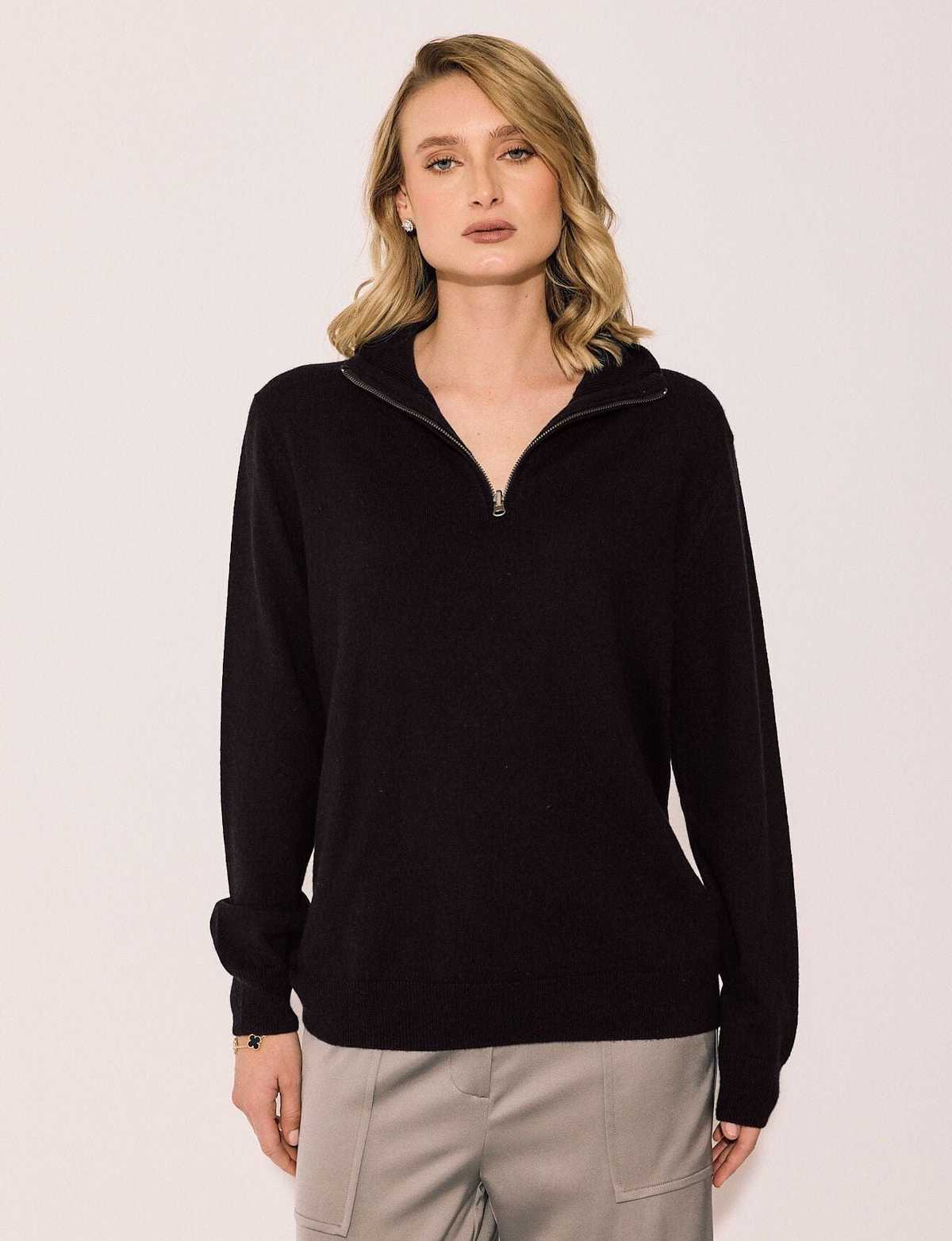 Lindsay Nicholas New York Drew Sweater - Black - Image 2 of 6