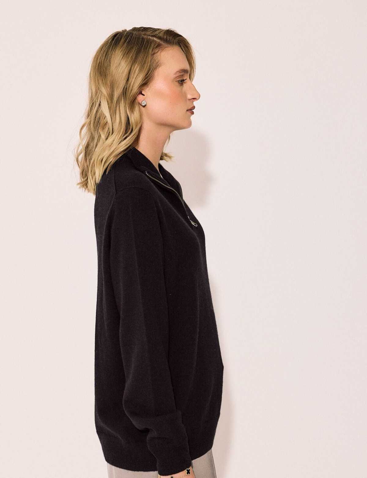 Lindsay Nicholas New York Drew Sweater - Black - Image 3 of 6