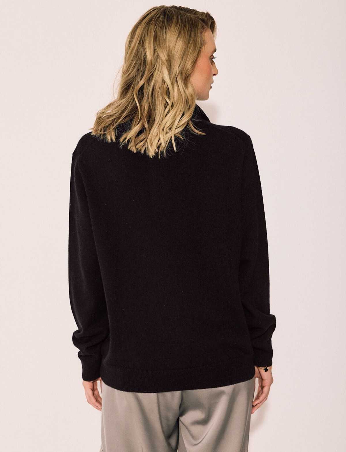 Lindsay Nicholas New York Drew Sweater - Black - Image 4 of 6
